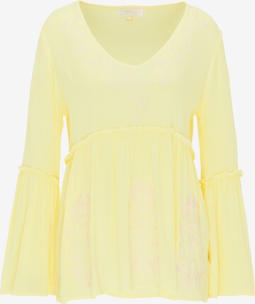 usha FESTIVAL Blouse in Yellow: front