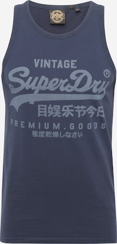 Superdry Shirt 'HERITAGE' in Blauw: voorkant