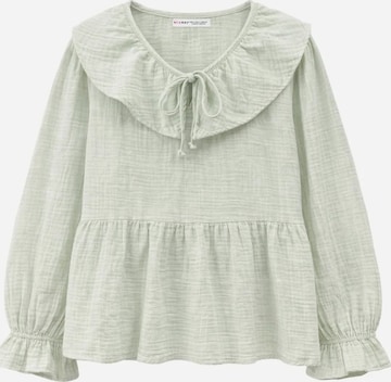 Camicia da donna di MixRay in verde: frontale