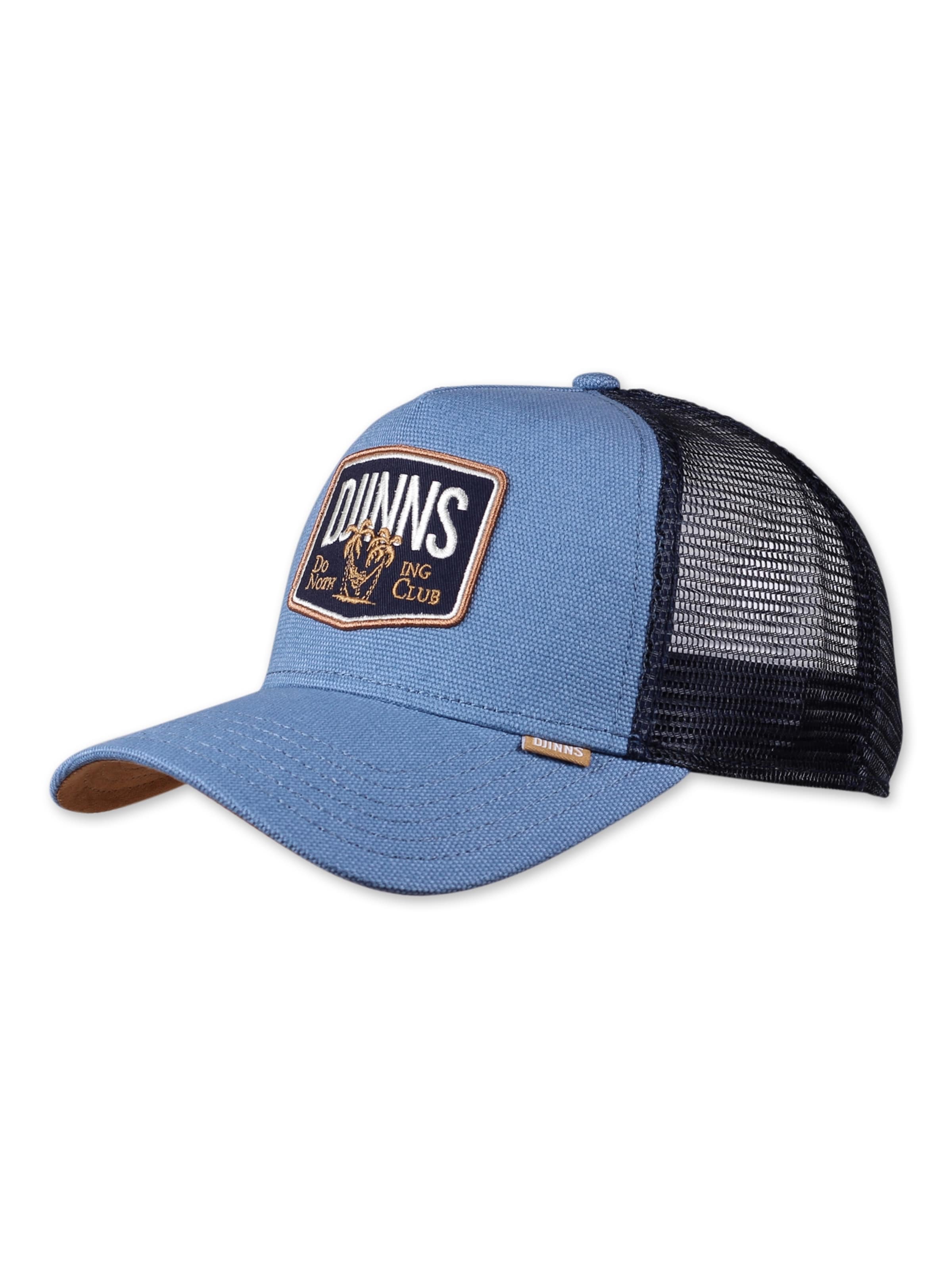 DJINNS Cap 'HFT Nothing Club' in Blue: front