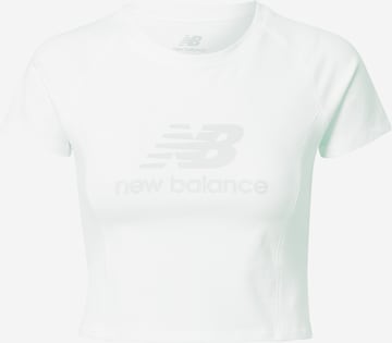 Tricou 'PODIUM' de la new balance pe alb: față