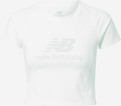 Tricou 'PODIUM' new balance pe alb, Vizualizare produs