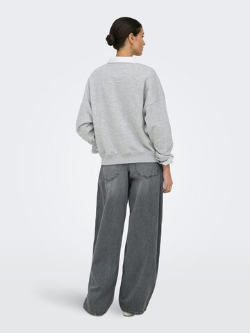 Jaqueline de Yong Sweatshirt 'Mesa' in Grey