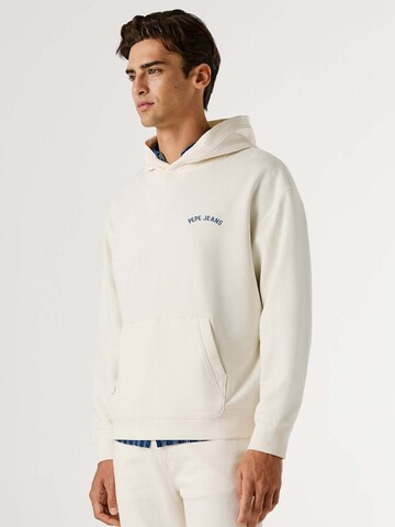 Felpa 'Gideon' di Pepe Jeans in bianco