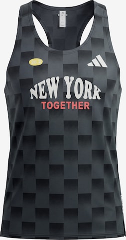 T-Shirt fonctionnel 'Adizero Essentials' ADIDAS PERFORMANCE en gris : devant