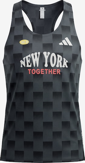 ADIDAS PERFORMANCE Tehnička sportska majica 'Adizero Essentials' veličine XS-S u siva / jarko crvena / crna / bijela, Pregled proizvoda