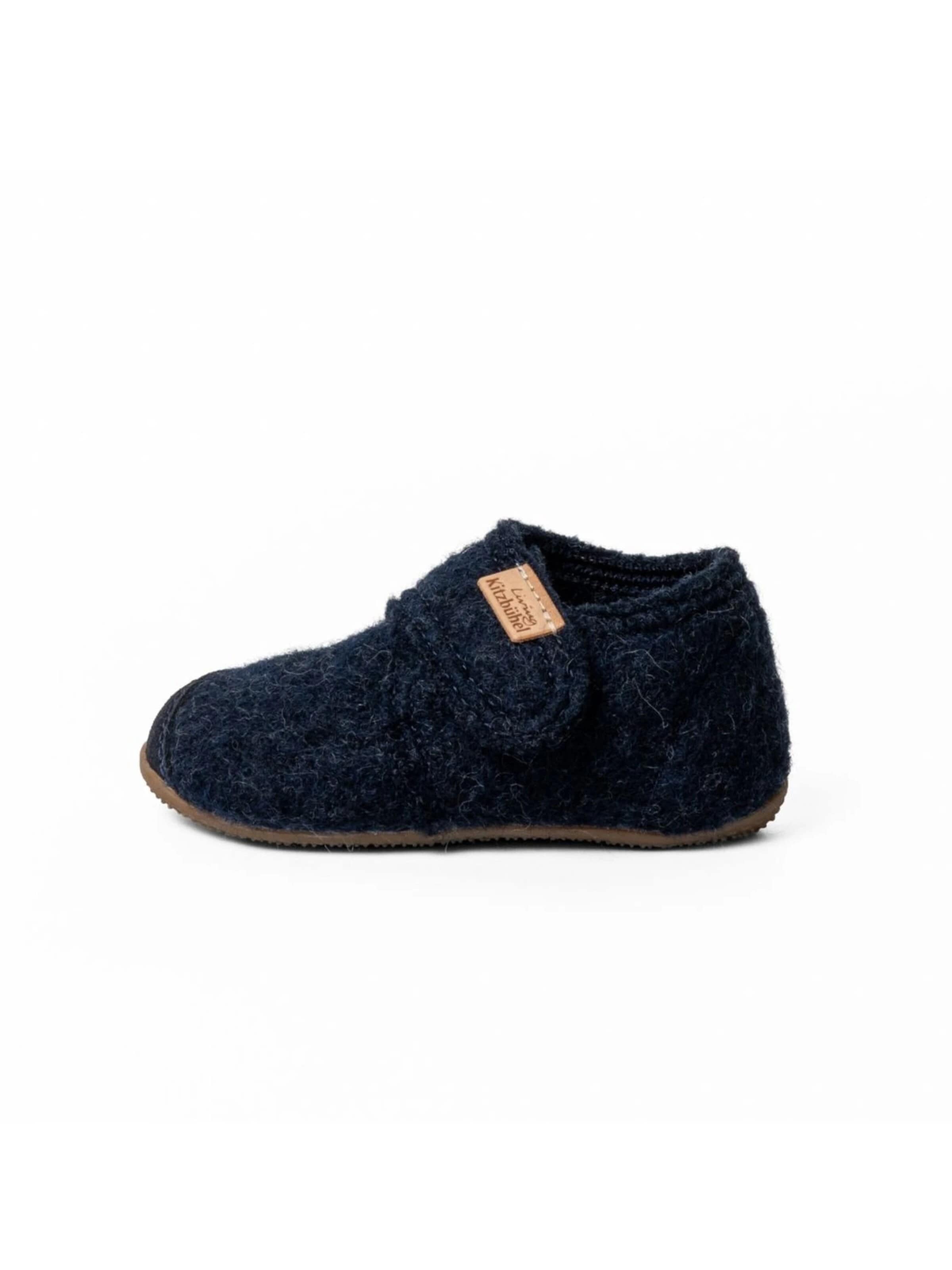 Living Kitzbühel Slippers 'Willi Walk Willi Walk' in Blue: front