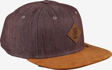 DJINNS Cap 'Linen 2015' in Brown: front