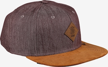 DJINNS Cap 'Linen 2015' in Brown: front