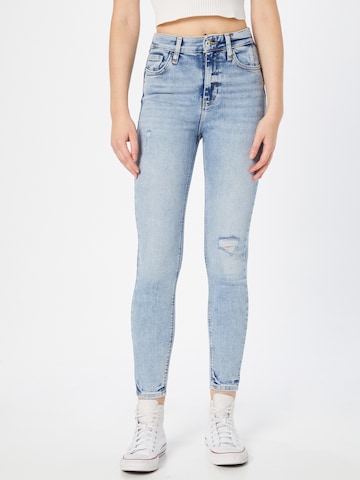 Skinny Jean River Island en bleu : devant