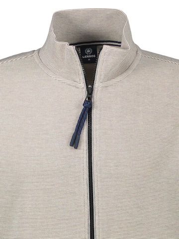 LERROS Sweatjacke 'Basic'‌‌‌‌ in Weiß