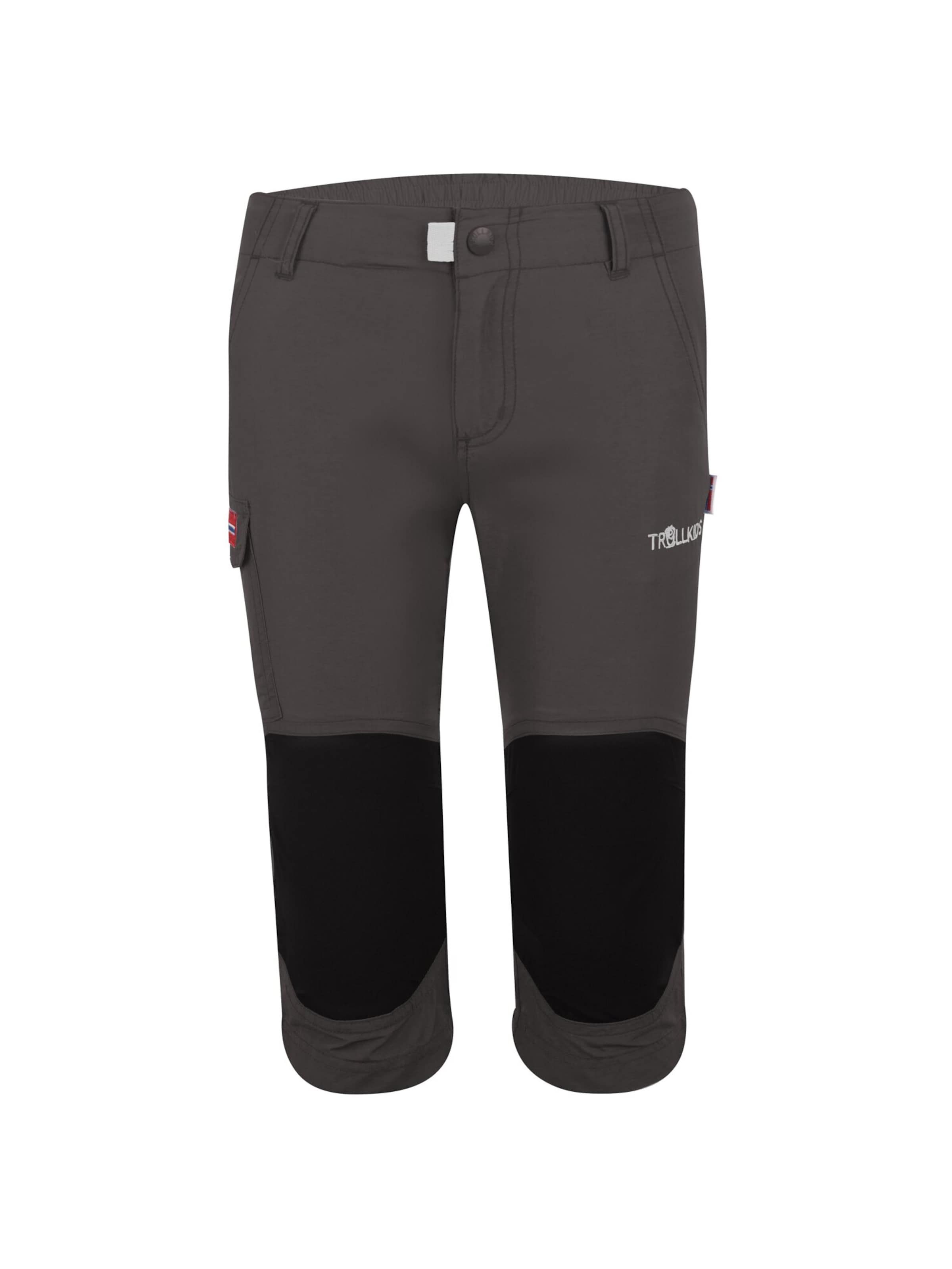 TROLLKIDS Regular Pants in Grey: front