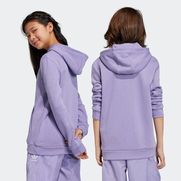 ADIDAS ORIGINALS Sweatshirt 'Trefoil' in Purple