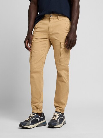 WOTEGA Slim fit Cargo Pants '341' in Beige