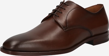 BOSS Black - Zapatos con cordón 'Lisbon' en marrón: frente