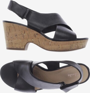 CLARKS Sandals & High-Heeled Sandals in 37 in Black: front