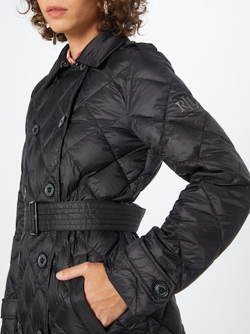 Palton de iarnă de la Lauren Ralph Lauren pe negru