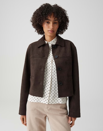 Veste mi-saison 'Henso' OPUS en marron : devant