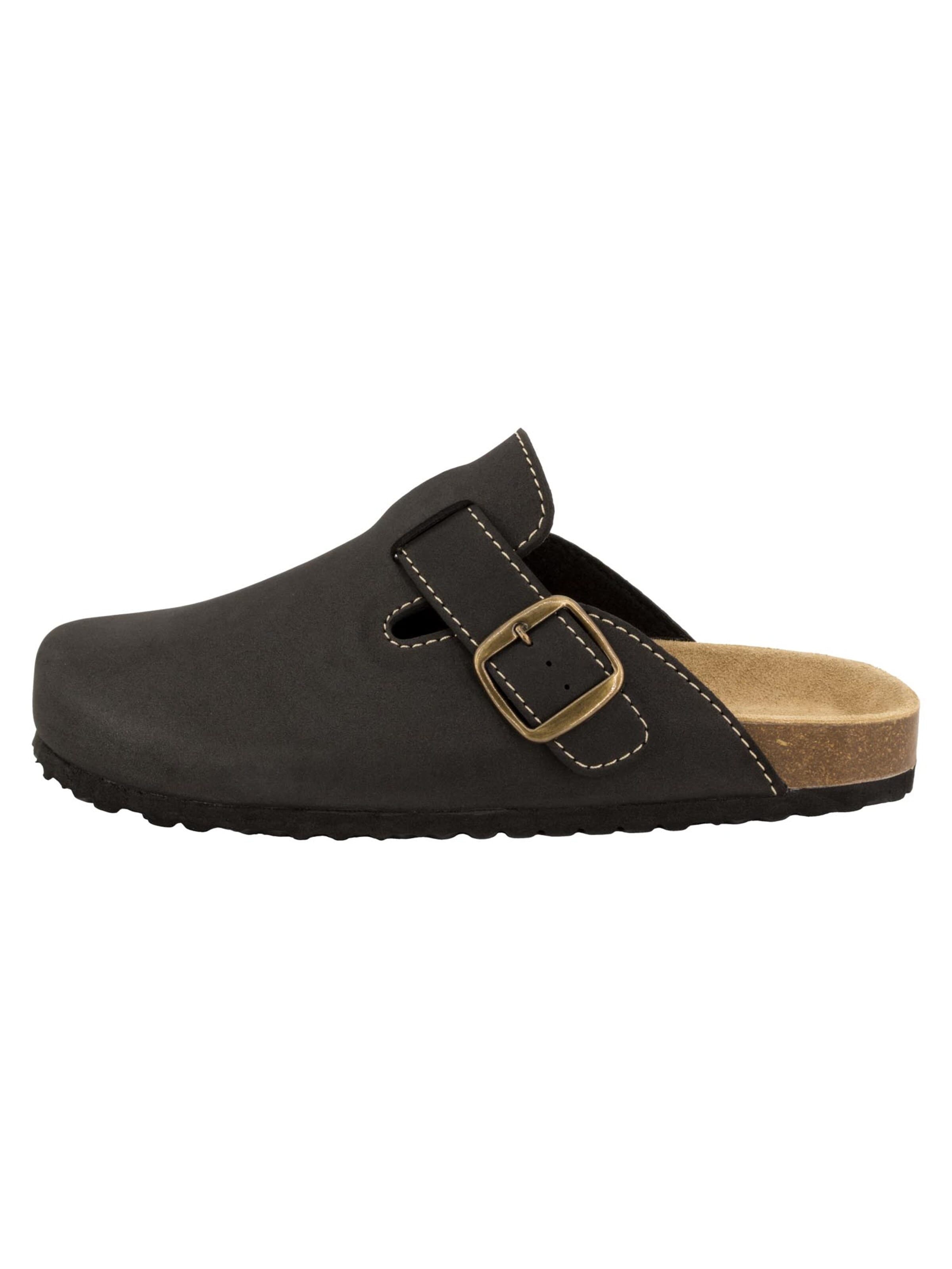 SUPERSOFT by Indigo Clogs 'Classic' in Black: front