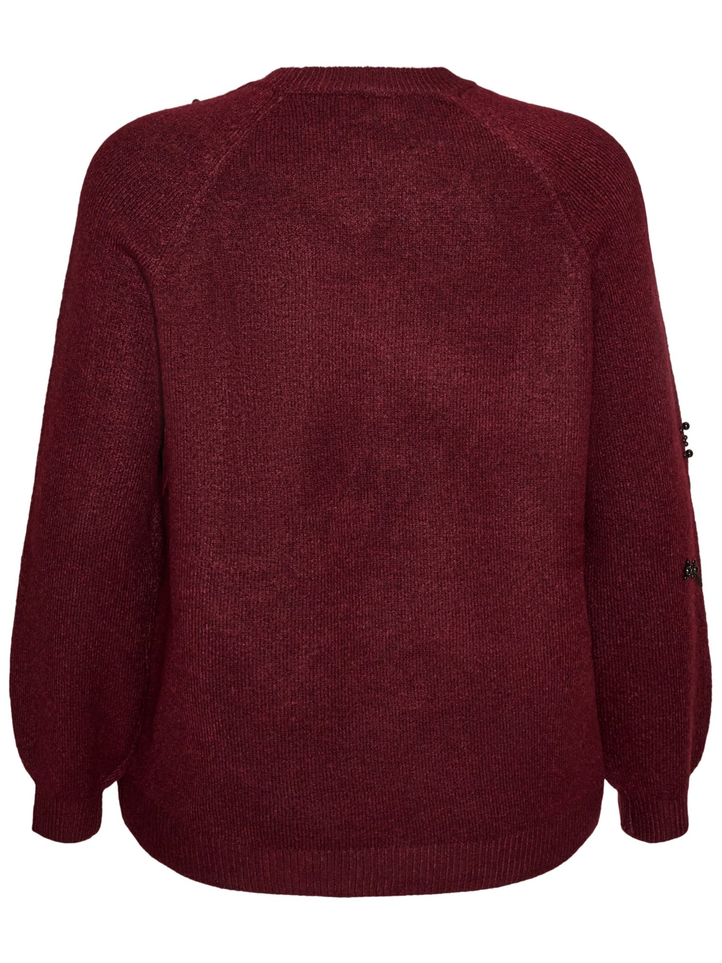 Pullover 'LEA' di Zizzi in rosso