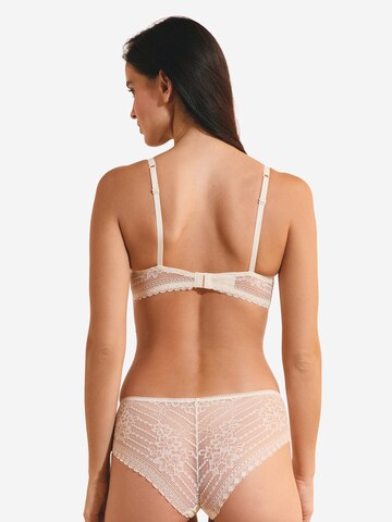 ETAM Push-up Der tief ausgeschnittene Push-up-BH 'Panama' in Beige