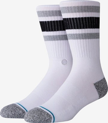 Stance - Calcetines deportivos en blanco: frente