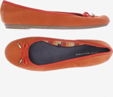 TOMMY HILFIGER Flats & Loafers in 41 in Orange: front