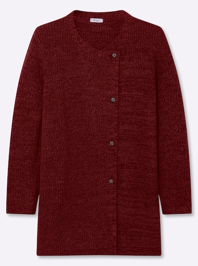 SHEEGO Вязаная кофта в Бордовый, Обзор товара