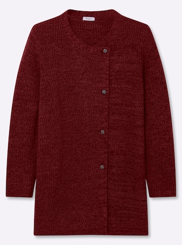 SHEEGO Вязаная кофта в Красный