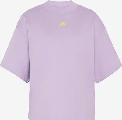 XS dydžio Sportiniai marškinėliai 'Studio' iš ADIDAS SPORTSWEAR, spalva – geltona / levandų spalva, Prekių apžvalga