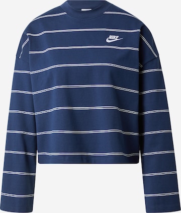 Nike Sportswear - Sudadera en azul: frente