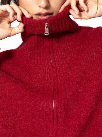 SASSYCLASSY Oversized Cardigan in Red