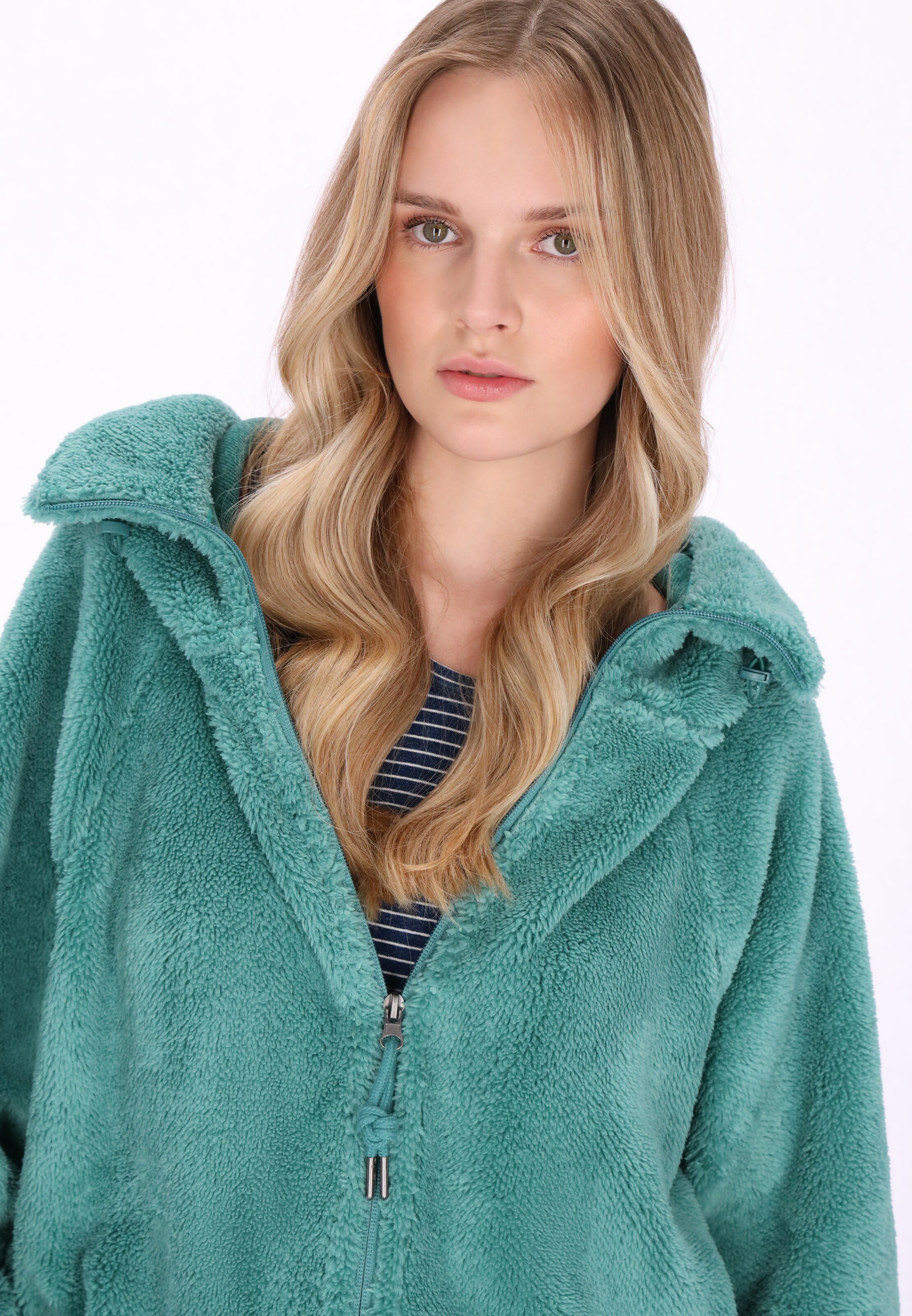 Schmuddelwedda Fleece Jacket in Blue