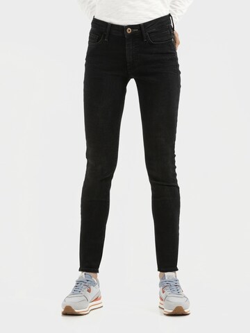 CAMEL ACTIVE Skinny Jeans in Zwart: voorkant