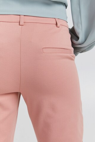 ICHI Slim fit Pants 'Kate' in Pink