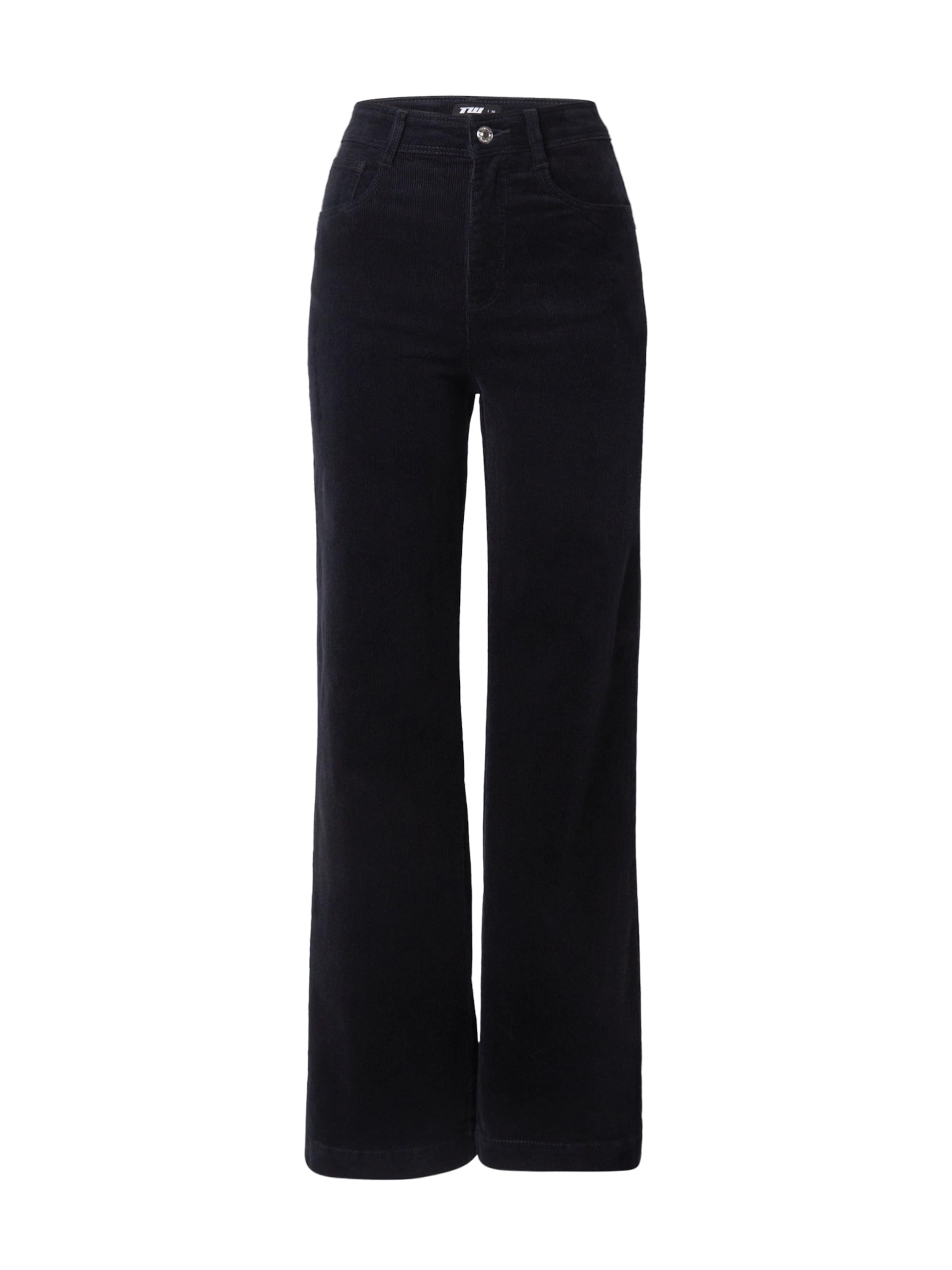 Bootcut Pantalon Tally Weijl en noir : devant