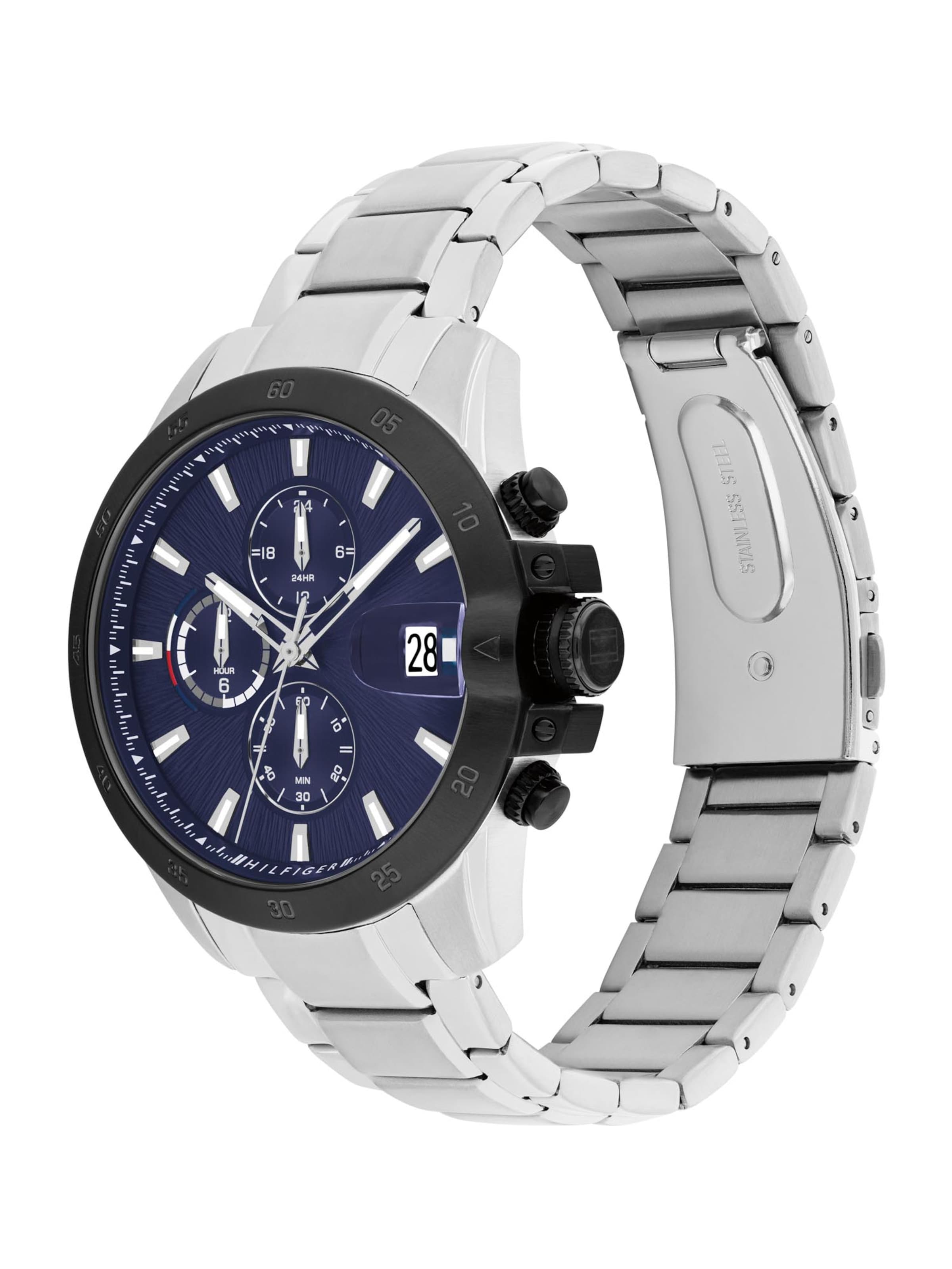 TOMMY HILFIGER Uhr 'JAMESON' in Silber: Vorderseite