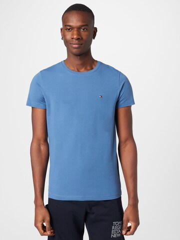 TOMMY HILFIGER Slim fit Shirt in Blauw: voorkant