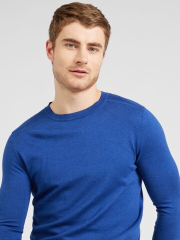 SELECTED HOMME - Regular Fit Pullover 'Berg' em azul