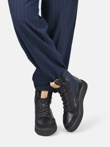 Crickit Sneakers hoog 'Sonia' in Zwart: voorkant