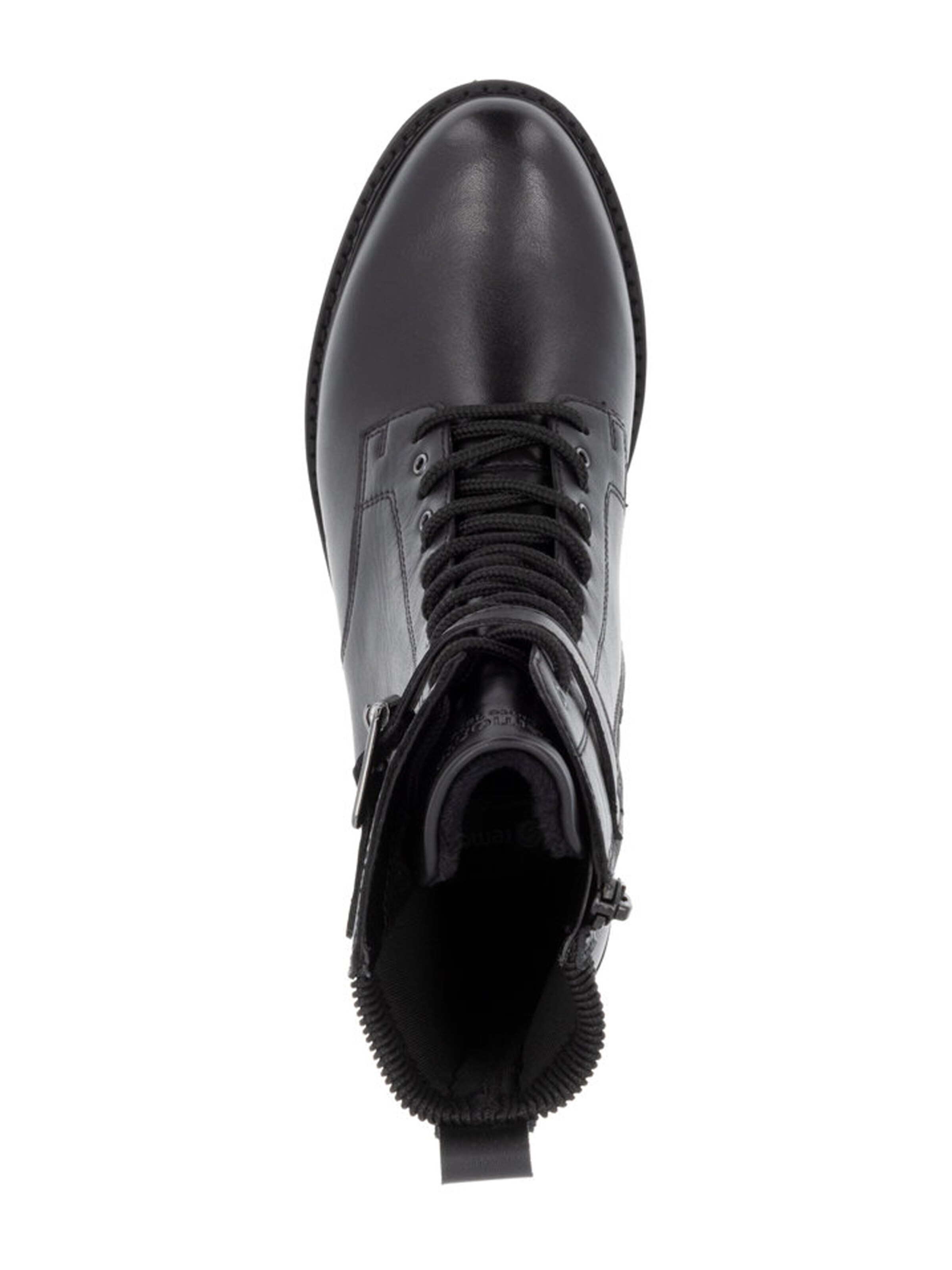 REMONTE Μποτάκι με κορδόνια σε μαύρο