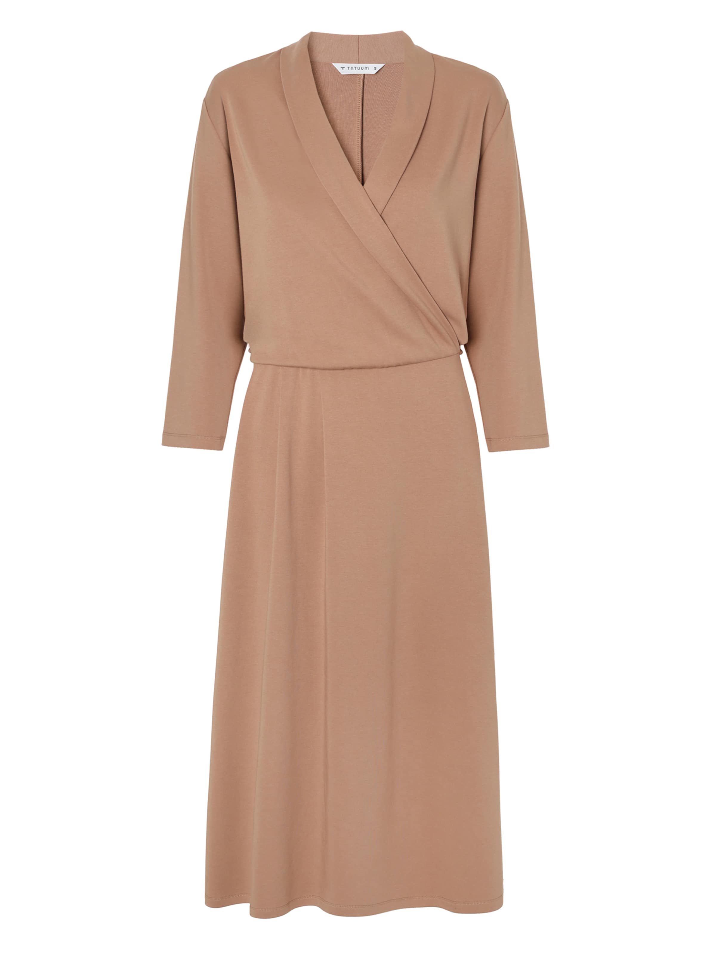 TATUUM Šaty 'Frilla' – béžová: přední strana