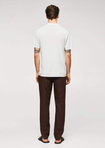 MANGO MAN Regular fit Button Up Shirt 'Milan' in White