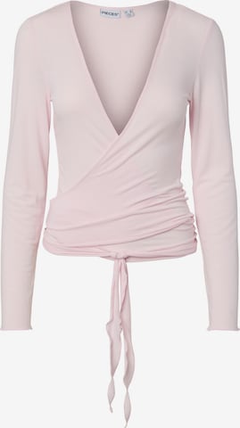 PIECES Shirts 'PCROYA' i pink: forside