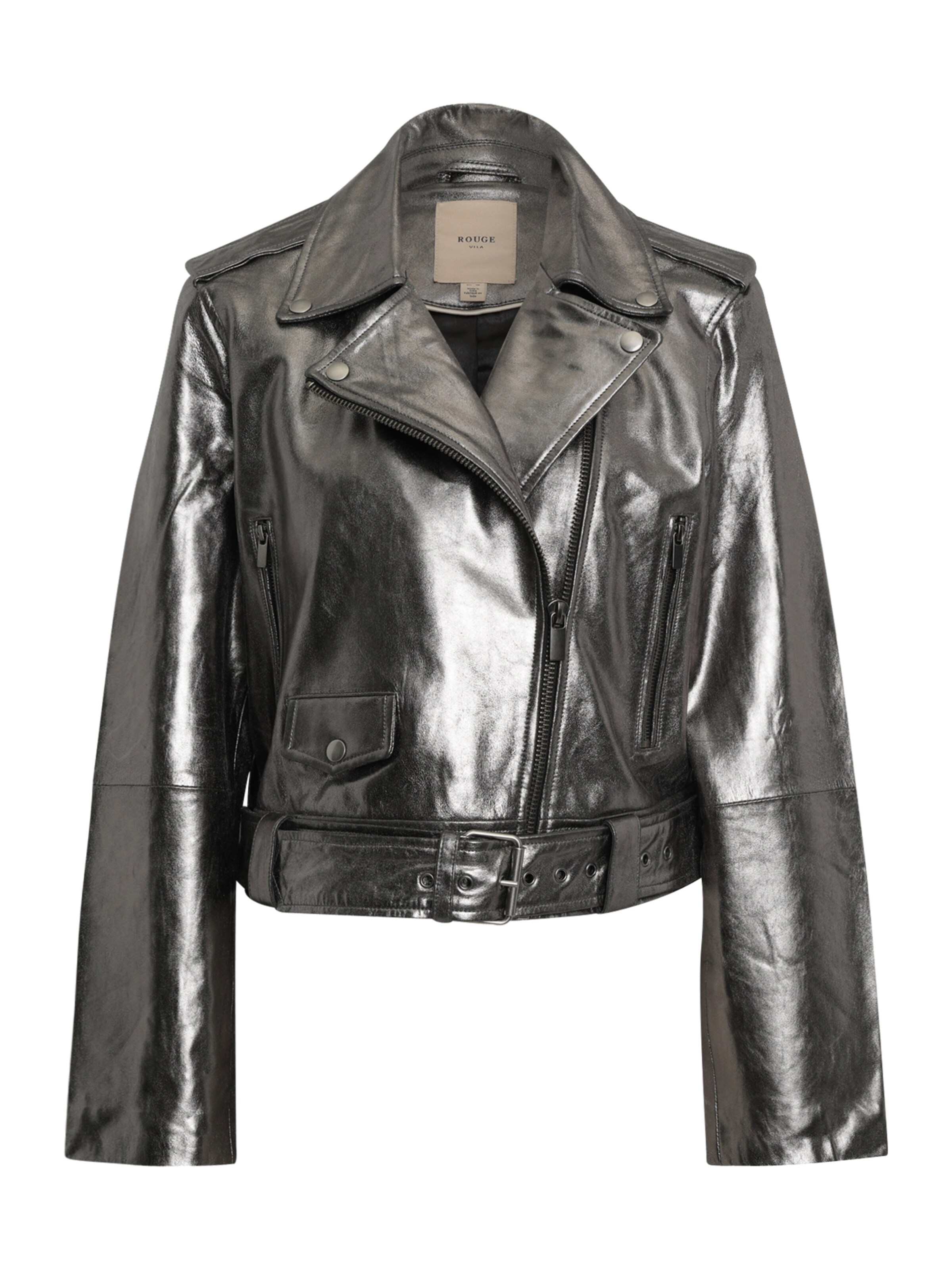 Veste mi-saison 'VILANA' VILA ROUGE EDIT en noir : devant