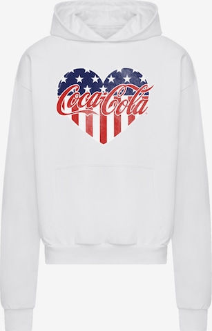F4NT4STIC Sweatshirt 'Coca Cola Americana' in White: front