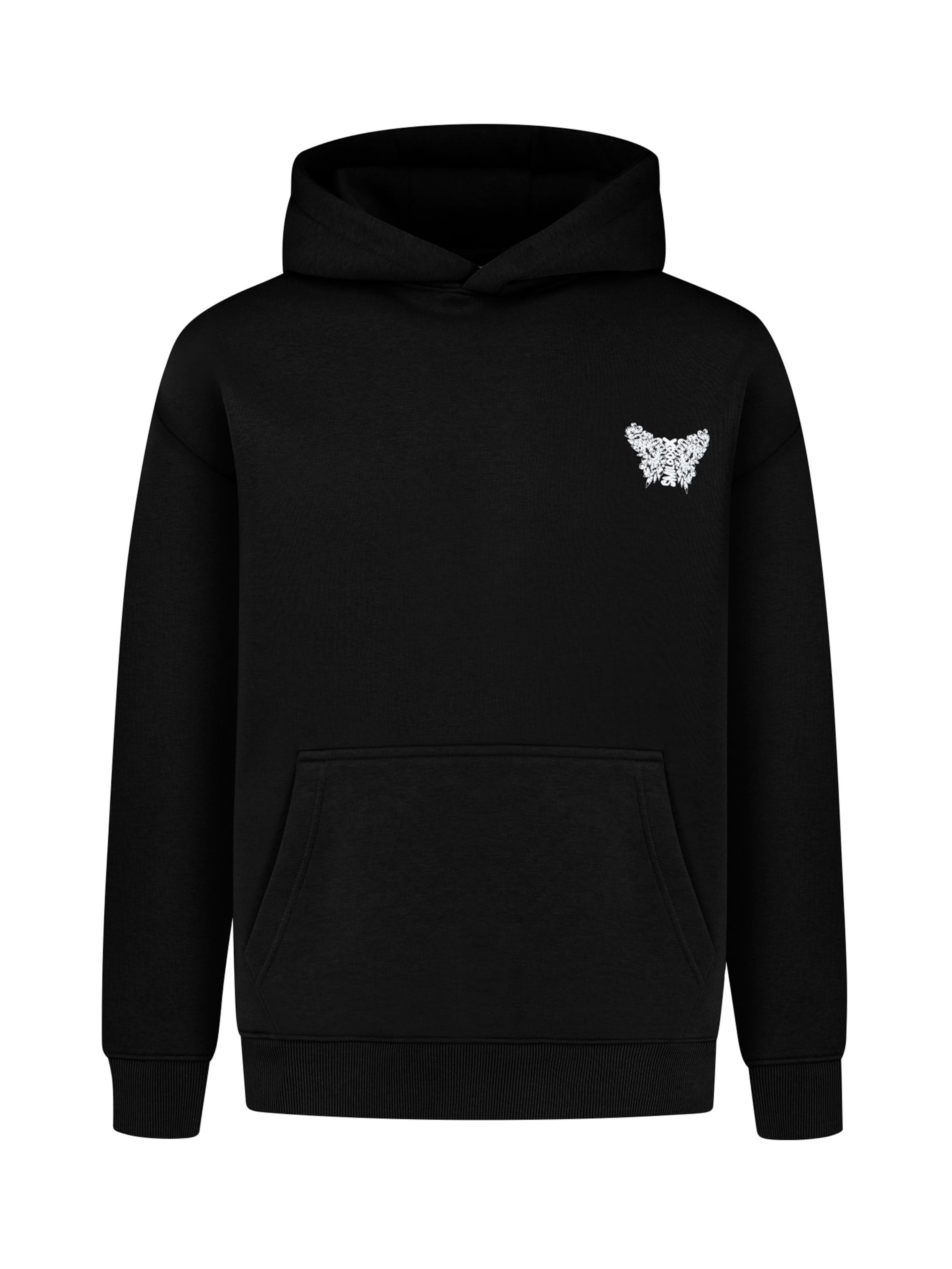Smilodox Sweatjacke in Schwarz: Vorderseite