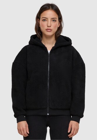 Urban Classics Sweat jacket in Black: front