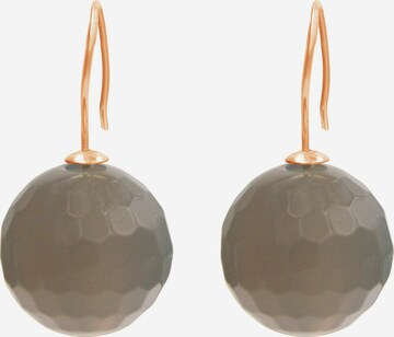 Gemshine Earrings in Grey: front