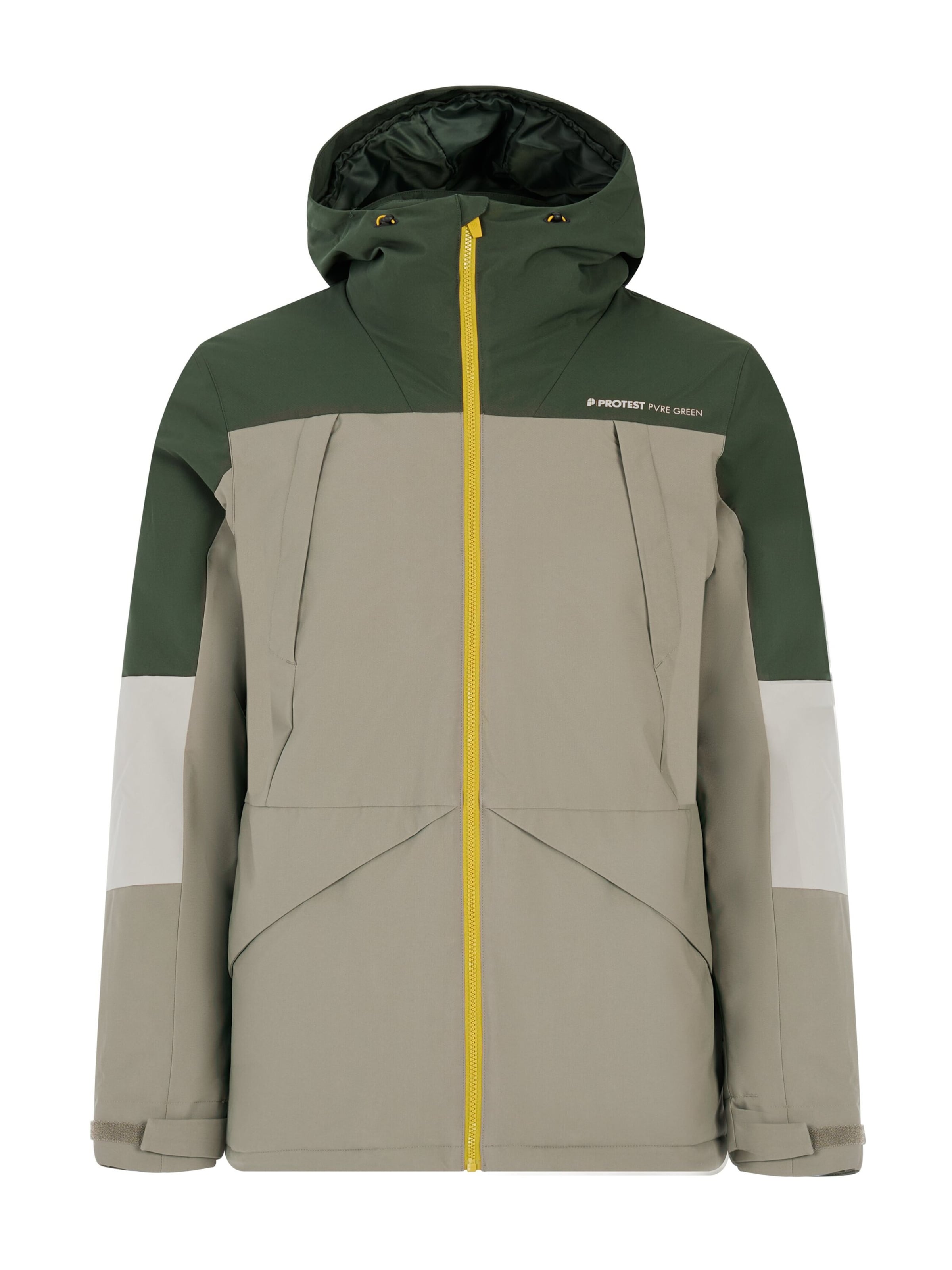 PROTEST Sportjacke 'PRTDunton'‌‌‌‌‌‌‌‌‌‌ in Grün: Vorderseite